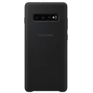 Etui i futerały do telefonów - Samsung Silicone Cover do Galaxy S10+ Czarny EF-PG975TBEGWW - miniaturka - grafika 1