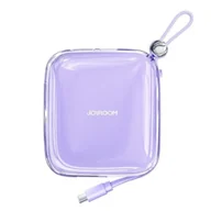 Powerbanki - Mały lekki Powerbank 10000mAh USB-C USB-A fioletowy - miniaturka - grafika 1