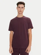 Koszulki męskie - Champion T-Shirt 220425 Fioletowy Regular Fit - miniaturka - grafika 1