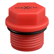 Łączniki, trójniki, kształtki - Mexen PPR korek krótki do prób 1 GZ czerwony - W97343-10-01 - miniaturka - grafika 1