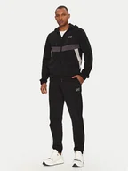 Dresy męskie - EA7 Emporio Armani Dres 7M000283 AF12660 UC001 Czarny Regular Fit - miniaturka - grafika 1