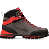 Buty trekkingowe męskie - GARMONT Ascent GTX grey/red UK 8 - miniaturka - grafika 1