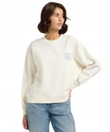 Bluzy damskie - Bluza RELAXED GRAPHIC CREW 112363841 Ecru S - miniaturka - grafika 1