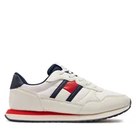 Buty dla chłopców - Sneakersy Tommy Hilfiger T3X9-33133-0208 S Biały - miniaturka - grafika 1