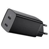 Ładowarki do telefonów - Baseus GaN2 Lite | Ładowarka sieciowa 2x USB-C Power Delivery Quick Charge 4.0 Samsung AFC 65W CCGAN2L-E01 - miniaturka - grafika 1