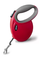Smycze dla psów - Hilton Smart Dog - Smycz automatyczna 4m dla psa do 20kg czerwona - miniaturka - grafika 1