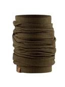 Apaszki i szaliki damskie - Buff Szal-koło w kolorze khaki - miniaturka - grafika 1