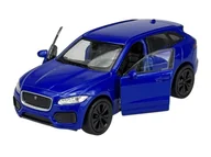 Samochody i pojazdy dla dzieci - WELLY JAGUAR F-PACE NIEBIESKI 1:34 43726 - miniaturka - grafika 1
