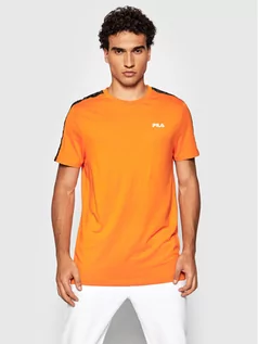 Koszulki męskie - Fila T-Shirt Nam 689137 Pomarańczowy Regular Fit - grafika 1