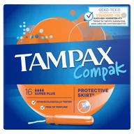 Tampony - Tampax Compak Super Plus Tampony z aplikatorem, 16 szt. - miniaturka - grafika 1