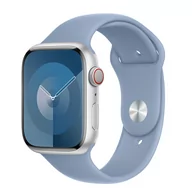 Akcesoria do smartwatchy - Apple pasek sportowy w kolorze zimowego błękitu do koperty 42/44/45/49 mm rozmiar M/L - miniaturka - grafika 1