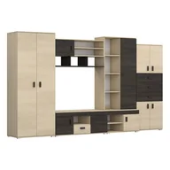 Szafki RTV - Meblościanka NELLY Z RTV Jesion / Dąb Canterbury - miniaturka - grafika 1