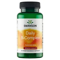 Witaminy i minerały - Swanson, Usa Daily B-Complex - suplement diety 100 kaps. - miniaturka - grafika 1
