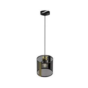 Lampa wisząca Lavinia, złote paski, 1-pkt. - Lampy sufitowe Lampa wisząca Lavinia, złote paski, 1-pkt. - Lampy sufitowe - miniaturka - grafika 1