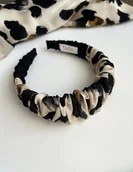 Ozdoby do włosów - Opaska marszczona Bruna - miniaturka - grafika 1