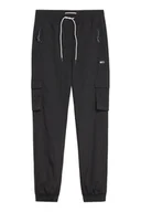 Spodnie damskie - Spodnie damskie Tommy Jeans Crinky Trackpant dresowe nylonowe sportowe-M - miniaturka - grafika 1
