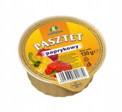 Pasty warzywne - LEWIATAN PASZTET PAPRYKOWY 130G - miniaturka - grafika 1