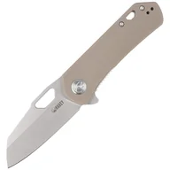 Noże - Nóż składany Kubey Knife Duroc Tan G10, Bead Blasted AUS-10 by Colin Maisonpierre (KU332K) - miniaturka - grafika 1
