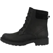 Kozaki damskie - Clarks Orinoco2 Spice damskie kozaki, Black Leather, rozmiar 39,5 EU, Czarna skóra, 39.5 EU - miniaturka - grafika 1