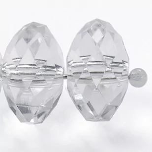 Bączki Plastik Przezroczyste 13Mm 10Szt - Półfabrykaty do biżuterii - miniaturka - grafika 1