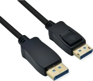 Kabel Roline Kabel ROLINE DisplayPort, v2.0, DP M - M, czarny, 2 m - Kable komputerowe i do monitorów - miniaturka - grafika 1