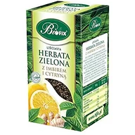 Herbata - Bifix Bi Fix Zielona z imbirem i cytryną herbata liściasta 100g - miniaturka - grafika 1