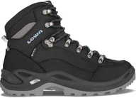 Buty trekkingowe damskie - Buty trekkingowe damskie Lowa RENEGADE GTX MID Ws black/iceblue (320945 9972) - miniaturka - grafika 1