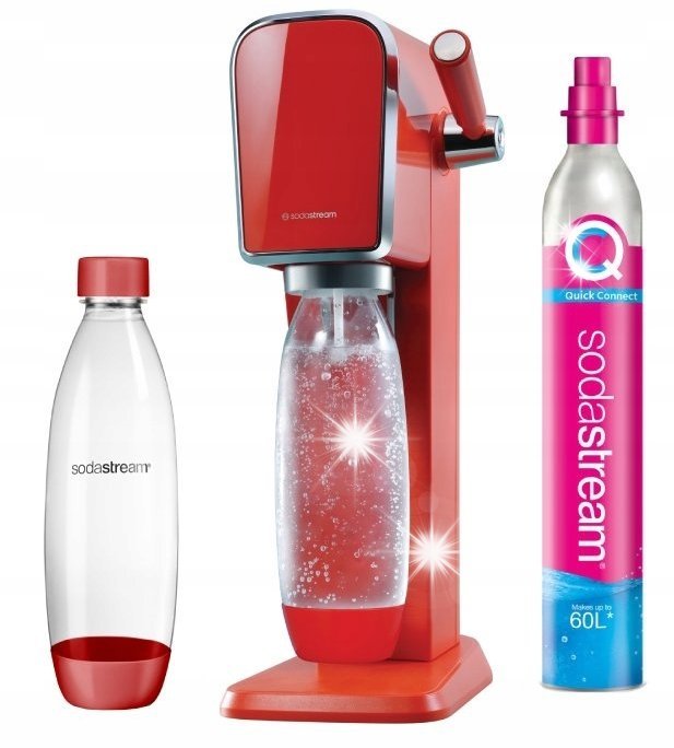 Saturator Sodastream Saturator SodaStream Art Red + cylinder i butelka