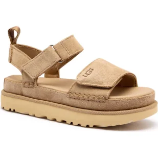 UGG Skórzane sandały W GOLDENSTAR - Sandały damskie - miniaturka - grafika 1