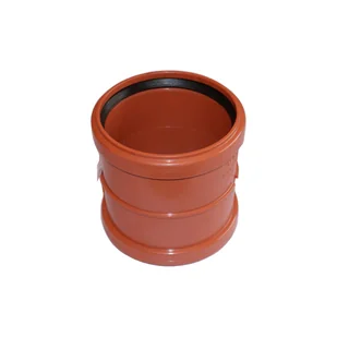 Mufa złączka do rury kanalizacji zewnętrznej 110 mm Poliplast - Inne akcesoria dekarskie - miniaturka - grafika 1