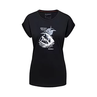 Koszulki i topy damskie - Mammut Damska koszulka Mountain Broad Peak, czarny, XL - grafika 1