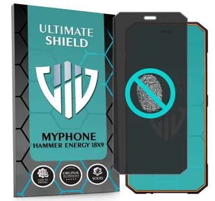 NAJLEPSZE SZKŁO 5D PEŁNE DO MYPHONE HAMMER ENERGY 18X9 NIETŁUKĄCE ORYGINAŁ - Szkła hartowane na telefon - miniaturka - grafika 1