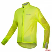 Kurtki rowerowe - Kurtka rowerowa Endura FS260-Pro Adrenaline Race Cape II Hi-Vis Yellow - miniaturka - grafika 1