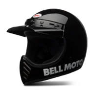 Kaski motocyklowe - Kask Integralny BELL Moto-3 Classic CzarnyL - miniaturka - grafika 1