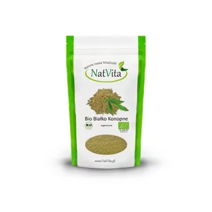 Bio Białko Konopne 50% 500 g Natvita - Zdrowa żywność - miniaturka - grafika 1