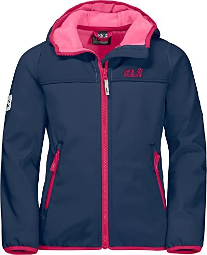 Jack Wolfskin Unisex Dziecięca Kurtka Na Cztery Wiatry Dla Dzieci Płaszcz Puchowy