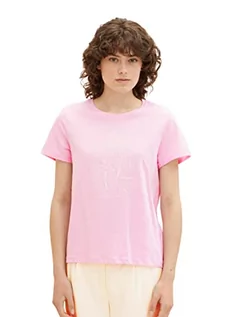 Koszulki i topy damskie - TOM TAILOR T-shirt damski z nadrukiem, 31814 - Lilac Candy, XXL - grafika 1