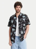 Koszule męskie - Quiksilver Koszula Apero Classic Ss EQYWT04605 Czarny Regular Fit - miniaturka - grafika 1