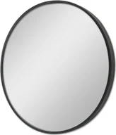 Lustra - Lustro ścienne Modugno 40 cm lustro łazienkowe lustro łazienkowe lustro do makijażu lustro wiszące lustro okrągłe rama aluminiowa montaż ścienny czarny - miniaturka - grafika 1