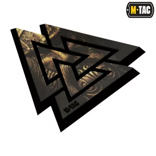 M-Tac - Naszywka 3D PVC Valknut - Czarny / Coyote - 51161205 - Odzież taktyczna i umundurowanie - miniaturka - grafika 2