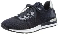 Sneakersy damskie - Remonte Damskie sneakersy R2538, Pazifik Glam Marine Silver 14, 44 EU - miniaturka - grafika 1
