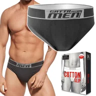 Majtki męskie - Slipy Męskie Sportowe Bawełniane Wygodne Majtki GATTA COTTON - XL - miniaturka - grafika 1