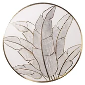 Obrusy i serwetki - Podkładka Belo okrągła 38 cm biało-złoty - miniaturka - grafika 1