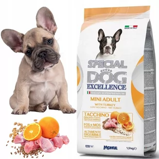 Monge Special Dog Excellence Mini sucha karma dla psa z indykiem 1,5kg - Sucha karma dla psów - miniaturka - grafika 1