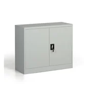 Szafy biurowe - B2B Partner Metalowa szafa, demontowana, 1 półka, 950 x 800 x 400 mm, szara 908000 - miniaturka - grafika 1