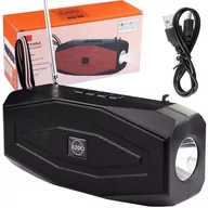 Latarki - Głośnik Bezprzewodowy Bluetooth Latarka Led Sd Aux - miniaturka - grafika 1