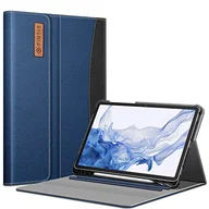 Etui i futerały do telefonów - FINTIE Etui do Samsung Galaxy Tab S8/Tab S7 27.9 cm (Model SM-X700/X706/T870/T875/T878) z wbudowanym uchwytem na rysik S, wiele kątów, etui biznesowe z kieszonką, automatyczne uśpienia/budzenie, - miniaturka - grafika 1