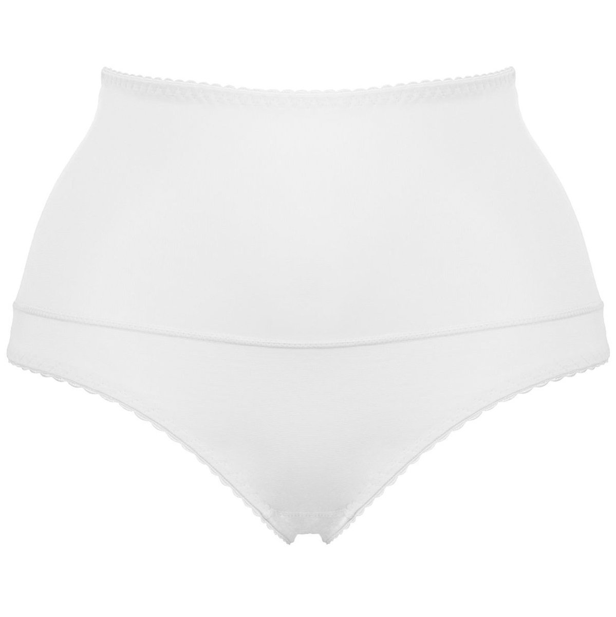 Figi Damskie Bawełniane Majtki Bielizna Korygująco-Modelująca Mitex IGA SUPER Białe 9XL
