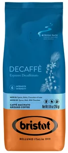 Kawa mielona, bezkofeinowa dla kobiet w ciąży Bristot Decaffe 250g - Kawa - miniaturka - grafika 1