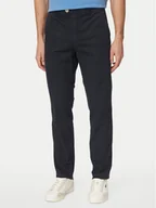 Spodnie męskie - Aeronautica Militare Spodnie materiałowe 261PA1711UCT04292 Granatowy Regular Fit - miniaturka - grafika 1